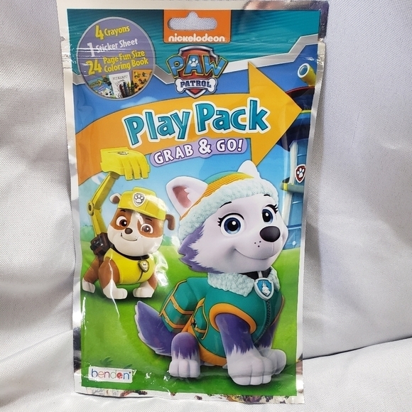 Paw Patrol Figures Set Of 3 Chase Rubble Zuma With Bonus Play Pack Activity Kit - Picture 7 of 9